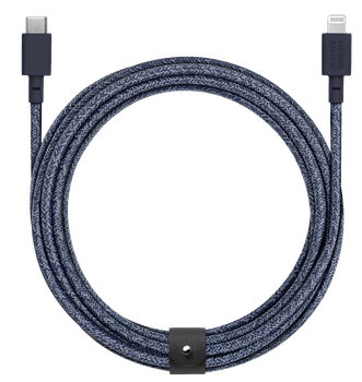 Кабель синхронизации Native Union Belt 3m Cable XL USB-C to Lightning, Indigo (BELT-CL-IND-3-NP)