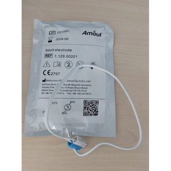 Электроды для дефибриллятора AED AMOUL для взрослых на липучке