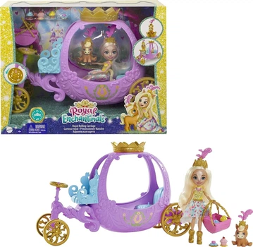 Игровой набор Mattel Энчантималс Королевская карета с пони Пеола Enchantimals Royal Rolling Carriage Playset with Peola Pony (GYJ16)