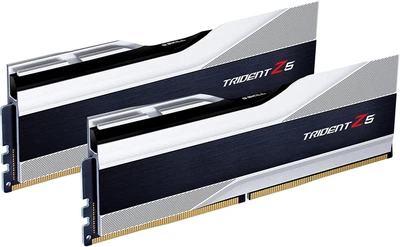 Оперативна пам'ять G.Skill DDR5-6000 65536MB PC5-48000 (Kit of 2x32768MB) Trident Z5 Silver (4713294231543)