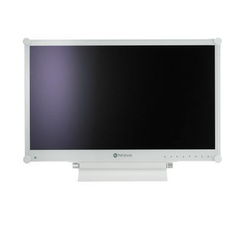 Монитор TFT 21.5" Neovo DR-22G стекло NeoV D-SUB DVI-D BNC i/o miniDIN HDMI DP металлический 1920x1080 21Вт колонки белый