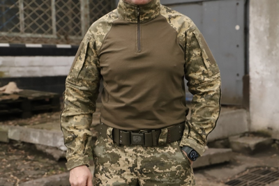 Тактична сорочка. Чоловіча бойова сорочка, убакс (UBACS) з довгим рукавом розмір 58 (BEZ-2210)