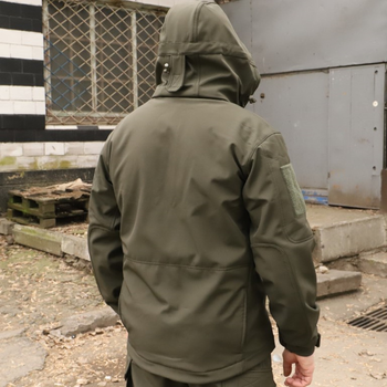 Тактична куртка Softshell. Куртка Софтшелл Haunt-Hanter. Розмір 52 олива (0016К-О)