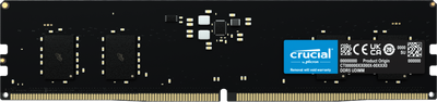 Оперативная память Crucial 8GB DDR5 PC5-38400 (4800 MHz) (CT8G48C40U5)