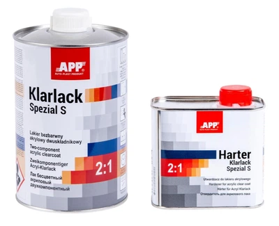 Акриловий лак APP Klarlack Spezial S 1 л прозорий (із затвердником 0.5 л)