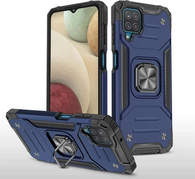 Чехол Protector для Samsung Galaxy M33 / M336 бампер противоударный с подставкой Blue