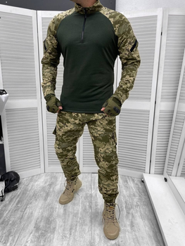 Тактичний військовий костюм Naval ( Убакс + Штани ), Камуфляж: Піксель ЗСУ, Розмір: XL