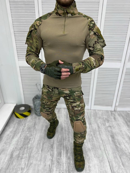 Тактичний військовий костюм Attac (Убакс + Штани), Камуфляж: Мультикам, Розмір: M