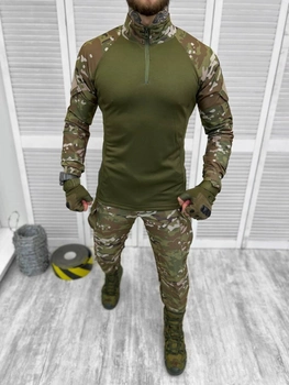 Тактический военный костюм Single Sword ( Убакс + Штаны ), Камуфляж: Мультикам, Размер: L