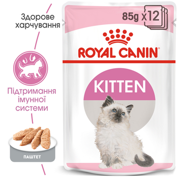 Вологий корм для стерилізованих кошенят ROYAL CANIN Kitten Sterilized 12x85 г (9003579007167)
