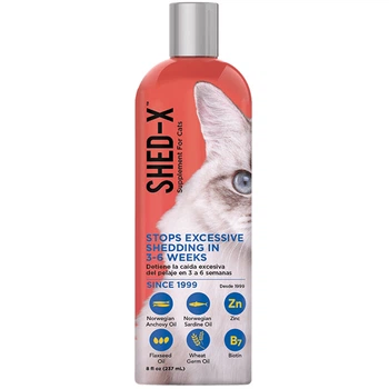 Добавка для шерсті SynergyLabs Shed-X Cat проти линьки для котів 237 мл