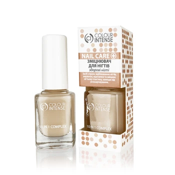Лак лечебный для ногтей укрепитель 10 в 1 №107 Комплекс Colour Intense