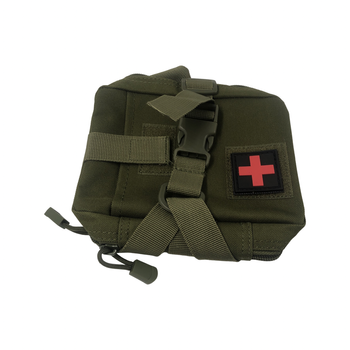 Військова тактична медична сумка з функцією швидкого знімання Neris TA-A2 Темно-зелена
