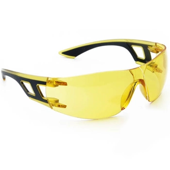 Тактические защитные очки Tactical для авто и велосипеда класс защиты 1 желтые (480229)