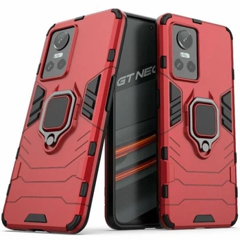 Чохол з підставкою Deexe Hybrid Case для Realme GT Neo 3 - Red