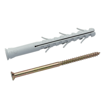 Дюбель з шурупом 8х160 APS-C с п/г нейлон М Steelfix 5 шт (042932)