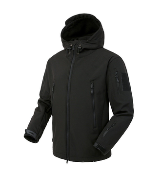 Костюм тактический софтшелл Softshell V2 black (черний) Размер L