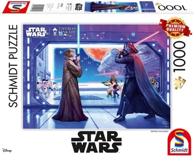 Пазл Schmidt Thomas Kinkade Star Wars Obi Wan's Final Battle 1000 шт. (59953)