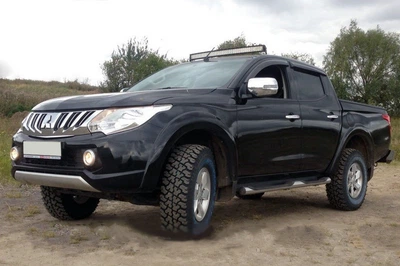 Ветровики (4 шт, HIC) для Fiat Fullback 2016- гг