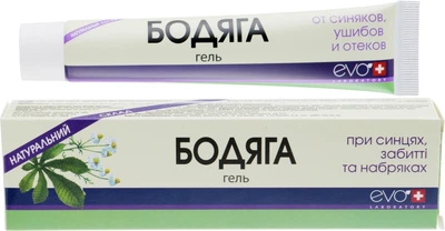 Гель при синцях, забитті та набряках - Ботаніка EVO Laboratory 50ml (526009-29144)