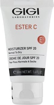 Денний зволожувальний крем SPF-20 - Gigi Ester C Moisturizer Cream SPF- 20 50ml (275411-12872)