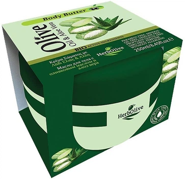 Масло для тела "Алоэ вера" - Madis HerbOlive Olive & Aloe Vera Body Butter 250ml (1137143-120349)