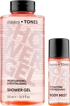 Набір "Красуня" - Mades Cosmetics Tones (sh/gel/500ml + b/mist/50ml) (960699-64239)