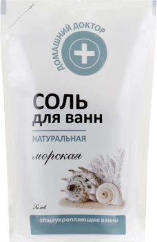 Соль для ванн натуральная морская - Домашний Доктор (дой-пак) 500ml (61703-21156)