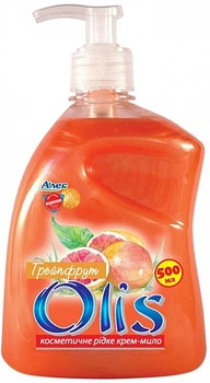 Косметическое жидкое крем-мыло "Грейпфрут" с дозатором - Olis 500ml (1129452-121053)