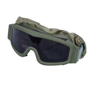 Тактические очки маска E-Tac WT-12 + сменные линзы (1 очки и 3 линзы)