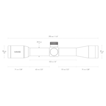 Прицел Hawke Vantage 4х32 сетка 30/30, 1"