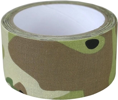 Скотч маскувальний KOMBAT Tactical Fabric Tape Мультикам 5 см х 8 м (kb-tft-btp)