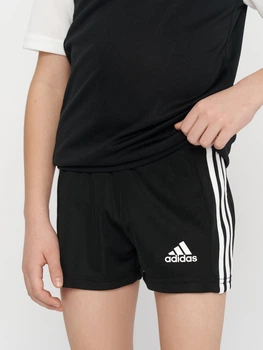 Дитячі шорти на резинці Adidas Squad 21 HB7148 122-128 см Black-White (4065418822565)