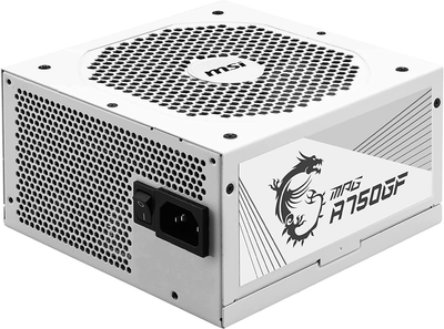Блок питания MSI MPG 750W White 80 PLUS Gold (MPG A750GF WHITE), U1
