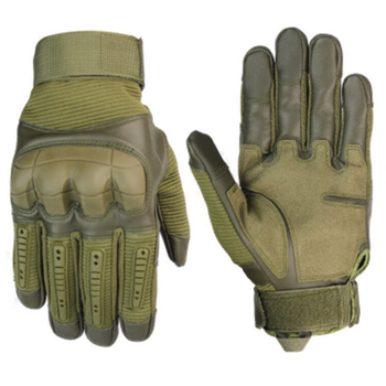 Тактические перчатки полнопалые Gloves FF 3 Оливковый XL