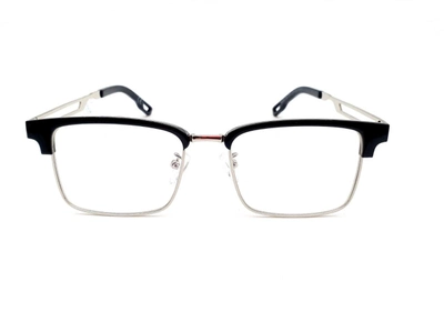 Комп'ютерні окуляри блокувальне синє світло С6, колір чорно-сріблясті