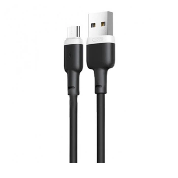 Кабель XO NB208 Liquid Silicone Data Micro Cable Black