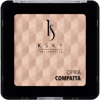 Компактная пудра KSKY Cipria Compatta KS 604 средний беж 9 г (8033813184362)