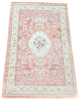 Классический ковер Flower 0.7x1.4 м. PINK P659B