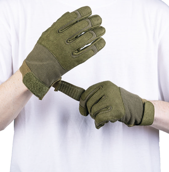 Рукавиці S Mil-Tec Олива ARMY GLOVES OLIV (12521001-902-S)