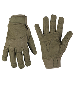 Рукавиці тактичні Mil-Tec Штурмові S Олива ASSAULT GLOVES OLIV (12519501-902-S)