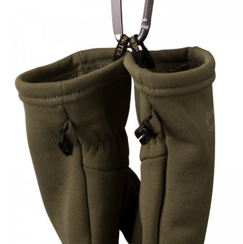 Рукавиці флісові 2XL Олива Helikon-Tex Rekawice Trekker Outback Gloves 2XL Olive green (RK-TKO-RP-02-B07-2XL)