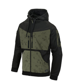 Куртка толстовка (Худи) Rogue Hoodie (Fullzip) Helikon-Tex Black Desert Night Camo XL (Черный) Тактическая мужская