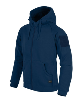 Куртка толстовка (Худі) Urban Tactical Hoodie (Fullzip) Lite Helikon-Tex Blue 3XL Тактична чоловіча