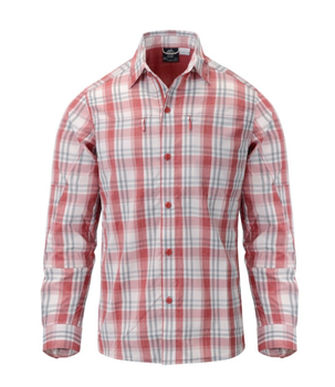 Сорочка (Нейлон) Trip Shirt - Nylon Blend Helikon-Tex Red Plaid XL Тактична чоловіча