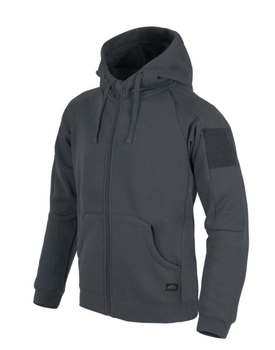 Куртка толстовка (Худи) Urban Tactical Hoodie (Fullzip) Lite Helikon-Tex Grey XL Тактическая мужская
