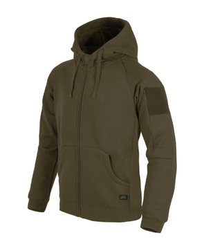 Куртка толстовка (Худі) Urban Tactical Hoodie (Fullzip) Lite Helikon-Tex Green L Тактична чоловіча