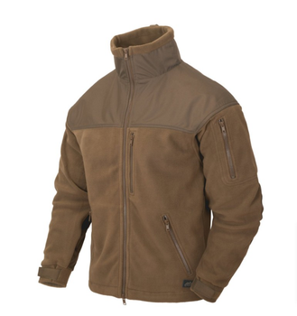 Куртка флисовая Classic Army Jacket - Fleece Helikon-Tex Coyote XXL Тактическая