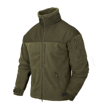 Куртка флисовая Classic Army Jacket - Fleece Helikon-Tex Olive Green L Тактическая