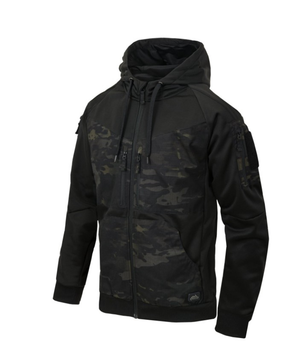 Куртка толстовка (Худи) Rogue Hoodie (Fullzip) Helikon-Tex Black Multicam Black 2XL Тактическая мужская